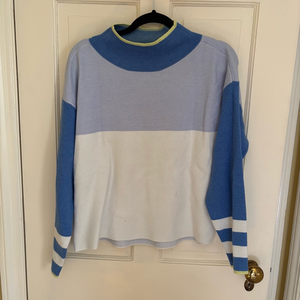 NWT Anthropologie Maeve Color Block Sweater